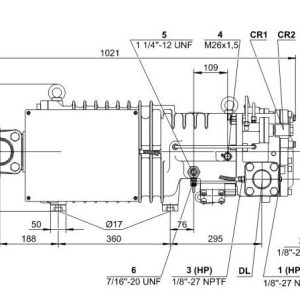 Компрессор BITZER HSK7461-80-40P для охлаждения.