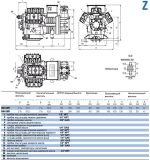 Компрессор Frascold Z 40 - 126Y на фоне.