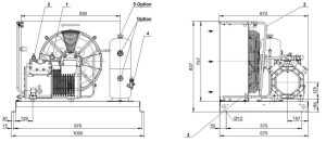 Агрегат Bitzer LH84/4EC-6.2Y-40S R404a для охлаждения.
