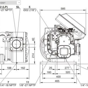 Компрессор BITZER HSK8561-90-40P для охлаждения.