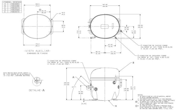 Компрессор AE4430E_FZ1A R22 для системы кондиционирования.
