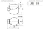 Компрессор Cubigel GL99AAa R134a (LBP) в высоком качестве.