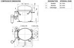 Компрессор Cubigel MPT14RA R404A (HBP) для охлаждения.