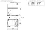 Компрессор Cubigel S26TNt R22 (HMBP) для холодильников.