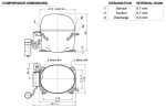 Компрессор Cubigel MX21FBa R404A (LBP) для холодильников.