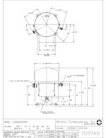 Компрессор Bristol H2NG204DREF для эффективного охлаждения.