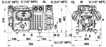 Компрессор Dorin H6 H5000CC в упаковке.