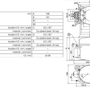 Компрессор FR11G (LBP/MBP/HBP) в промышленных упаковках.
