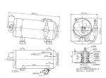 Компрессор Boyang-Lanhai QHD-36 K (R-404a) для холодильников
