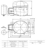 Компрессор Cubigel B43GL для холодильного оборудования.