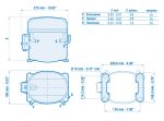 Компрессор Embraco Aspera T6217E - надежный и эффективный.