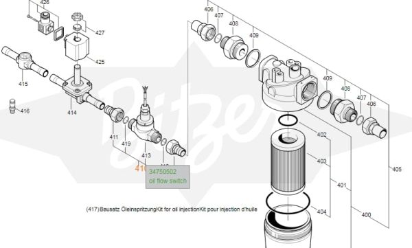 Регулятор протока масла Bitzer 347 505 02.
