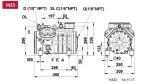 Компрессор инверторный Dorin HI33 HI415CC для холодильного оборудования.