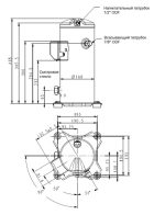 Компрессор спиральный RCH028T4LB7HA Ридан для кондиционеров