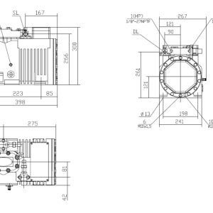 Компрессор поршневой Belief BS-SH-2L3-16E.