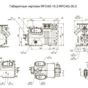 Компрессор Daming RFC4G-30.2 в работе.